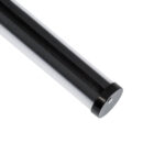 GLOBOSTAR® ALP-ROUND TUBIT 70854-1M Επιφανειακό & Κρεμαστό Προφίλ Αλουμινίου με Λευκό Γαλακτερό Πατητό Κάλυμμα για Ταινίες LED IP20 - Μαύρο & Λευκό - Μ100 x Π3 x Υ3cm - Image 5