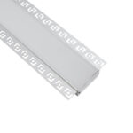 GloboStar® PLASTERBOARD-PROFILE 70862-3M Προφίλ Αλουμινίου - Βάση & Ψύκτρα Ταινίας LED με Λευκό Γαλακτερό Κάλυμμα - Χωνευτή Χρήση σε Γυψοσανίδα - Trimless - Πατητό Κάλυμμα - Ασημί - 3 Μέτρα - Πακέτο 5 Τεμαχίων - Μ300 x Π8.8 x Υ2cm - Image 4