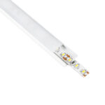 GloboStar® CURVED-PROFILE 70863-3M Προφίλ Αλουμινίου - Βάση & Ψύκτρα Ταινίας LED με Λευκό Γαλακτερό Κάλυμμα - Επιφανειακή Χρήση - Εύκαμπτο με Δυνατότητα Κυρτής Τοποθέτησης - Πατητό Κάλυμμα - Λευκό - 3 Μέτρα - Πακέτο 5 Τεμαχίων - Μ300 x Π1.8 x Υ0.5cm - Image 2