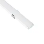 GLOBOSTAR® ALP-LINEAR CURBARIO 70863-1M Επιφανειακό Εύκαμπτο Προφίλ Αλουμινίου με Λευκό Γαλακτερό Πατητό Κάλυμμα για Ταινίες LED IP20 - Λευκό - Μ100 x Π1.8 x Υ0.5cm - Image 4