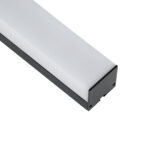 GloboStar® SURFACEPENDANT-PROFILE 70866-1M Προφίλ Αλουμινίου - Βάση & Ψύκτρα Ταινίας LED με Λευκό Γαλακτερό Κάλυμμα - Επιφανειακή & Κρεμαστή Χρήση - Πατητό Κάλυμμα - Μαύρο - 1 Μέτρο - Μ100 x Π4.5 x Υ4.2cm - Image 4