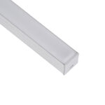 GLOBOSTAR® ALP-LINEAR LIGHTLINE 70867-1M Επιφανειακό Προφίλ Αλουμινίου με Λευκό Γαλακτερό Πατητό Κάλυμμα για Ταινίες LED IP20 - Ασημί & Λευκό - Μ100 x Π2.3 x Υ2cm - Image 4