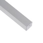 GLOBOSTAR® ALP-LINEAR LIGHTLINE 70867-1M Επιφανειακό Προφίλ Αλουμινίου με Λευκό Γαλακτερό Πατητό Κάλυμμα για Ταινίες LED IP20 - Ασημί & Λευκό - Μ100 x Π2.3 x Υ2cm - Image 5