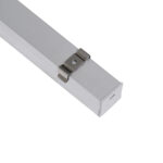GLOBOSTAR® ALP-LINEAR LIGHTLINE 70867-1M Επιφανειακό Προφίλ Αλουμινίου με Λευκό Γαλακτερό Πατητό Κάλυμμα για Ταινίες LED IP20 - Ασημί & Λευκό - Μ100 x Π2.3 x Υ2cm - Image 6