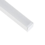 GloboStar® SURFACE-PROFILE 70868-1M Προφίλ Αλουμινίου - Βάση & Ψύκτρα Ταινίας LED με Λευκό Γαλακτερό Κάλυμμα - Επιφανειακή Χρήση - Πατητό Κάλυμμα - Λευκό - 1 Μέτρο - Μ100 x Π2.3 x Υ2cm - Image 4