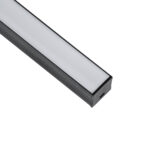 GLOBOSTAR® ALP-LINEAR LIGHTLINE 70869-3M Επιφανειακό Προφίλ Αλουμινίου με Λευκό Γαλακτερό Πατητό Κάλυμμα για Ταινίες LED IP20 - Μαύρο & Λευκό - Μ300 x Π2.3 x Υ2cm - Πακέτο 5 Τεμαχίων - Image 4