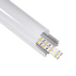 GloboStar® SURFACEPENDANT-PROFILE 70870-1M Προφίλ Αλουμινίου - Βάση & Ψύκτρα Ταινίας LED με Λευκό Γαλακτερό Κάλυμμα - Επιφανειακή & Κρεμαστή Χρήση - Πατητό Κάλυμμα - Ασημί - 1 Μέτρα - Μ100 x Π4.5 x Υ4.2cm - Image 2