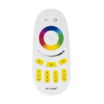 GloboStar® 71409 FUT096 Mi-Light Ασύρματο Χειριστήριο Αφής RF 2.4Ghz 4 Group για όλα τα RGBW Mi-BOXER Controller DC 3V 2 x AAA - IP20 Λευκό Μ12 x Π5.4 x Υ2cm - 5 Years Warranty - Image 2