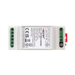 GloboStar® 71415 LS2S Mi-BOXER DC WiFi & RF 2.4Ghz Dimmer High Speed Controller 5 Καναλιών DC 12-24V 5 x 6A 144W - Max 10A 240W - IP20 RGBW+WW - Din Rail Ράγας - Μ9 x Π3.4 x Υ6cm - 5 Years Warranty - Image 3
