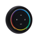 GloboStar® 71434 S2-B Mi-Light Ασύρματο Χειριστήριο Αφής RF 2.4Ghz για όλα τα RGBW+WW Mi-BOXER Controller DC 3V 2 x AAA - IP20 Μαύρο Φ7 x Υ2.5cm - 5 Years Warranty - Image 2