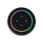 GloboStar® 71434 S2-B Mi-Light Ασύρματο Χειριστήριο Αφής RF 2.4Ghz για όλα τα RGBW+WW Mi-BOXER Controller DC 3V 2 x AAA - IP20 Μαύρο Φ7 x Υ2.5cm - 5 Years Warranty - Image 3