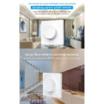 GloboStar® 71443 K1 Mi-BOXER Ασύρματο Επιτοίχιο Χειριστήριο Dimmer RF 2.4Ghz για όλα τα Μονόχρωμα Mi-BOXER Controller DC 3V 1 x CR2032 - IP20 Λευκό Μ8.5 x Π8.5 x Υ2.5cm - 5 Years Warranty - Image 6