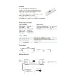 GloboStar® 71447 D3-L SKYDANCE DC DMX & RDM Dimmer High Speed Controller / Decoder 3 Καναλιών DC 12-24V 3 x 6A 144W - Max 18.5A 432W - IP20 Μ17 x Π5 x Υ2.5cm - 5 Years Warranty - Image 6