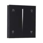 GloboStar® 71453 S1-T SKYDANCE AC Smart RF 2.4Ghz & Αφής - Touch Triac Dimming AC100-240V σε AC100-240V 1 x 1.5A 360W - Max 1.5A 360W - IP20 - Μαύρο Σώμα - Μ8.5 x Π8.5 x Υ3.2cm - 5 Years Warranty - Image 2