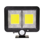 GLOBOSTAR® ZETA 71461 Προβολέας με Ανιχνευτή PIR / Αισθητήρα Κίνησης LED 20W 600lm 120° DC 5V με Φωτοβολταϊκό Panel 5V 1W & Επαναφορτιζόμενη Μπαταρία Li-ion 3.2V 2400mAh Αδιάβροχο IP65 Ψυχρό Λευκό 6000K - Sanan COB Chip - Μαύρο - Μ15 x Π3.5 x Υ13cm - 2 Χρόνια Εγγύηση - Image 3