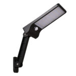 GLOBOSTAR® RASOL 71465 Προβολέας με Ανιχνευτή PIR / Αισθητήρα Κίνησης LED 4W 200lm 120° DC 5V με Φωτοβολταϊκό Panel 5V 0.3W & Επαναφορτιζόμενη Μπαταρία Li-ion 3.2V 2200mAh Αδιάβροχο IP65 Ρυθμιζόμενο Λευκό CCT με Χειριστήριο από 2700K έως 6000K Dimmable - Sanan SMD Chip - Μαύρο - Μ20.5 x Π11 x Υ3cm - 2 Χρόνια Εγγύηση - Image 3