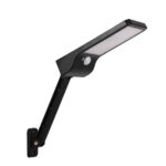 GLOBOSTAR® RASOL 71466 Προβολέας με Ανιχνευτή PIR / Αισθητήρα Κίνησης & IR Ασύρματο Χειριστήριο LED 3W 150lm 120° DC 5V με Φωτοβολταϊκό Panel 5V 0.3W & Επαναφορτιζόμενη Μπαταρία Li-ion 3.2V 2200mAh Αδιάβροχο IP65 Ψυχρό Λευκό 6000K Dimmable - Sanan SMD Chip - Μαύρο - Μ16.5 x Π9 x Υ3cm - 2 Χρόνια Εγγύηση - Image 2