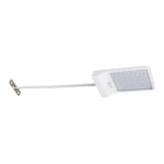 GLOBOSTAR® RASOL 71467 Προβολέας με Ανιχνευτή PIR / Αισθητήρα Κίνησης LED 4W 200lm 120° DC 5V με Φωτοβολταϊκό Panel 5V 0.3W & Επαναφορτιζόμενη Μπαταρία Li-ion 3.2V 2200mAh Αδιάβροχο IP65 Ψυχρό Λευκό 6000K - Sanan SMD Chip - Λευκό - Μ18.5 x Π11 x Υ3cm - 2 Χρόνια Εγγύηση - Image 5