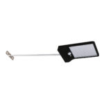 GLOBOSTAR® RASOL 71469 Προβολέας με Ανιχνευτή PIR / Αισθητήρα Κίνησης LED 4W 200lm 120° DC 5V με Φωτοβολταϊκό Panel 5V 0.3W & Επαναφορτιζόμενη Μπαταρία Li-ion 3.2V 2200mAh Αδιάβροχο IP65 Ψυχρό Λευκό 6000K - Sanan SMD Chip - Μαύρο - Μ18.5 x Π11 x Υ3cm - 2 Χρόνια Εγγύηση - Image 5