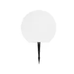 GLOBOSTAR® GARDENGLOW 71474 Μοντέρνο Φωτιστικό Κήπου Μπάλα με IR Ασύρματο Χειριστήριο LED 3W 240lm 360° DC 5V με USB-C με Ενσωματωμένο Φωτοβολταϊκό Panel 6V 1W & Επαναφορτιζόμενη Μπαταρία Li-ion 3.7V 2x18650 1400mAh Αδιάβροχο IP54 Πολύχρωμο RGBW Dimmable - Sanan SMD Chip - Γαλακτερό Λευκό - Μ25 x Π25 x Υ25cm - 2 Χρόνια Εγγύηση - Image 3