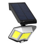 GLOBOSTAR® ORVION 71482 Προβολέας με IR Ασύρματο Χειριστήριο LED 20W 1000lm 120° DC 5V με Φωτοβολταϊκό Panel 5V 1W & Επαναφορτιζόμενη Μπαταρία Li-ion 3.2V 2400mAh Αδιάβροχο IP65 Ψυχρό Λευκό 6000K Dimmable - Sanan COB Chip - Μαύρο - Μ12.5 x Π3.5 x Υ10cm - 2 Χρόνια Εγγύηση - Image 4