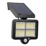 GLOBOSTAR® ORVION 71483 Προβολέας με IR Ασύρματο Χειριστήριο LED 20W 1000lm 120° DC 5V με Φωτοβολταϊκό Panel 5V 1W & Επαναφορτιζόμενη Μπαταρία Li-ion 3.2V 2400mAh Αδιάβροχο IP65 Ψυχρό Λευκό 6000K Dimmable - Sanan SMD Chip - Μαύρο - Μ12.5 x Π3.5 x Υ10cm - 2 Χρόνια Εγγύηση - Image 3
