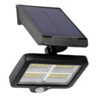 GLOBOSTAR® ORVION 71483 Προβολέας με IR Ασύρματο Χειριστήριο LED 20W 1000lm 120° DC 5V με Φωτοβολταϊκό Panel 5V 1W & Επαναφορτιζόμενη Μπαταρία Li-ion 3.2V 2400mAh Αδιάβροχο IP65 Ψυχρό Λευκό 6000K Dimmable - Sanan SMD Chip - Μαύρο - Μ12.5 x Π3.5 x Υ10cm - 2 Χρόνια Εγγύηση - Image 4