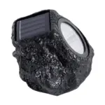 GLOBOSTAR® ROCHLIGHT 71484 Διακοσμητικό Φωτιστικό Κήπου LED 1W 50lm 120° DC 5V με Φωτοβολταϊκό Panel 5V 0.1W & Επαναφορτιζόμενη Μπαταρία Li-ion 3.2V 600mAh Αδιάβροχο IP65 Ψυχρό Λευκό 6000K - Μ15 x Π12 x Υ10cm - 2 Χρόνια Εγγύηση - Image 3