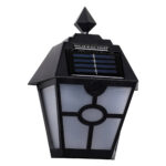 GloboStar® 71494 Αυτόνομο Ηλιακό Φωτιστικό Τοίχου Μαύρο LED SMD 1W 40lm με Ενσωματωμένη Μπαταρία 600mAh - Φωτοβολταϊκό Πάνελ με Αισθητήρα Ημέρας-Νύχτας IP65 Ψυχρό Λευκό 6000K - Image 6