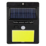 GLOBOSTAR® VELION 71495 Προβολέας με Ανιχνευτή PIR / Αισθητήρα Κίνησης LED 10W 500lm 120° DC 5V με Φωτοβολταϊκό Panel 5V 0.3W & Επαναφορτιζόμενη Μπαταρία Li-ion 3.2V 1200mAh Αδιάβροχο IP65 Ψυχρό Λευκό 6000K - Sanan COB Chip - Μαύρο - Μ9.6 x Π4.8 x Υ12.4cm - 2 Χρόνια Εγγύηση - Image 5