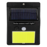 GLOBOSTAR® VELION 71496 Προβολέας με Ανιχνευτή PIR / Αισθητήρα Κίνησης LED 12W 600lm 180° DC 5V με Φωτοβολταϊκό Panel 5V 0.3W & Επαναφορτιζόμενη Μπαταρία Li-ion 3.2V 1200mAh Αδιάβροχο IP65 Ψυχρό Λευκό 6000K - Sanan COB Chip - Μαύρο - Μ9.6 x Π4.8 x Υ12.4cm - 2 Χρόνια Εγγύηση - Image 5