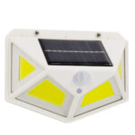 GLOBOSTAR® NOVAQ 71497 Προβολέας με Ανιχνευτή PIR / Αισθητήρα Κίνησης LED 10W 500lm 180° DC 5V με Φωτοβολταϊκό Panel 5V 0.3W & Επαναφορτιζόμενη Μπαταρία Li-ion 3.2V 1200mAh Αδιάβροχο IP65 Ψυχρό Λευκό 6000K - Sanan COB Chip - Λευκό - Μ13.6 x Π5.2 x Υ9.9cm - 2 Χρόνια Εγγύηση - Image 4