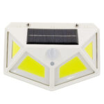 GLOBOSTAR® NOVAQ 71497 Προβολέας με Ανιχνευτή PIR / Αισθητήρα Κίνησης LED 10W 500lm 180° DC 5V με Φωτοβολταϊκό Panel 5V 0.3W & Επαναφορτιζόμενη Μπαταρία Li-ion 3.2V 1200mAh Αδιάβροχο IP65 Ψυχρό Λευκό 6000K - Sanan COB Chip - Λευκό - Μ13.6 x Π5.2 x Υ9.9cm - 2 Χρόνια Εγγύηση - Image 6