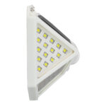 GLOBOSTAR® NOVAQ 71498 Προβολέας με Ανιχνευτή PIR / Αισθητήρα Κίνησης LED 10W 500lm 180° DC 5V με Φωτοβολταϊκό Panel 5V 0.3W & Επαναφορτιζόμενη Μπαταρία Li-ion 3.2V 1200mAh Αδιάβροχο IP65 Ψυχρό Λευκό 6000K - Sanan SMD Chip - Λευκό - Μ13.6 x Π5.2 x Υ9.9cm - 2 Χρόνια Εγγύηση - Image 3