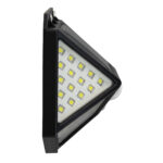 GLOBOSTAR® NOVAQ 71499 Προβολέας με Ανιχνευτή PIR / Αισθητήρα Κίνησης LED 10W 500lm 180° DC 5V με Φωτοβολταϊκό Panel 5V 0.3W & Επαναφορτιζόμενη Μπαταρία Li-ion 3.2V 1200mAh Αδιάβροχο IP65 Ψυχρό Λευκό 6000K - Sanan SMD Chip - Μαύρο - Μ13.6 x Π5.2 x Υ9.9cm - 2 Χρόνια Εγγύηση - Image 3