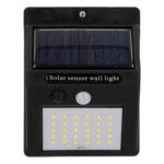 GLOBOSTAR® VELION 71500 Προβολέας με Ανιχνευτή PIR / Αισθητήρα Κίνησης LED 6W 300lm 120° DC 5V με Φωτοβολταϊκό Panel 5V 0.3W & Επαναφορτιζόμενη Μπαταρία Li-ion 3.2V 1200mAh Αδιάβροχο IP65 Ψυχρό Λευκό 6000K - Sanan SMD Chip - Μαύρο - Μ9.6 x Π4.8 x Υ12.4cm - 2 Χρόνια Εγγύηση - Image 5