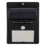 GLOBOSTAR® VELION 71501 Προβολέας με Ανιχνευτή PIR / Αισθητήρα Κίνησης LED 8W 400lm 180° DC 5V με Φωτοβολταϊκό Panel 5V 0.3W & Επαναφορτιζόμενη Μπαταρία Li-ion 3.2V 1200mAh Αδιάβροχο IP65 Ψυχρό Λευκό 6000K - Sanan SMD Chip - Μαύρο - Μ9.6 x Π4.8 x Υ12.4cm - 2 Χρόνια Εγγύηση - Image 5