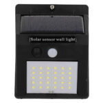 GLOBOSTAR® VELION 71501 Προβολέας με Ανιχνευτή PIR / Αισθητήρα Κίνησης LED 8W 400lm 180° DC 5V με Φωτοβολταϊκό Panel 5V 0.3W & Επαναφορτιζόμενη Μπαταρία Li-ion 3.2V 1200mAh Αδιάβροχο IP65 Ψυχρό Λευκό 6000K - Sanan SMD Chip - Μαύρο - Μ9.6 x Π4.8 x Υ12.4cm - 2 Χρόνια Εγγύηση - Image 6