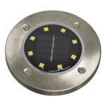 GloboStar® 71503 Αυτόνομο Ηλιακό Φωτιστικό Κήπου LED SMD 3W 170lm με Ενσωματωμένη Μπαταρία 600mAh - Φωτοβολταϊκό Πάνελ με Αισθητήρα Ημέρας-Νύχτας Αδιάβροχο IP65 Θερμό Λευκό 3000K - Image 3