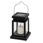 GLOBOSTAR® LANTERNIA 71506 Διακοσμητικό Φαναράκι LED 1W 50lm 180° DC 5V με Φωτοβολταϊκό Panel 5V 0.1W & Επαναφορτιζόμενη Μπαταρία Li-ion 3.2V 120mAh Αδιάβροχο IP65 Ultra Θερμό Λευκό 1600K - Μ9 x Π9 x Υ12.5cm - 1 Χρόνο Εγγύηση - Image 2