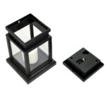 GLOBOSTAR® LANTERNIA 71506 Διακοσμητικό Φαναράκι LED 1W 50lm 180° DC 5V με Φωτοβολταϊκό Panel 5V 0.1W & Επαναφορτιζόμενη Μπαταρία Li-ion 3.2V 120mAh Αδιάβροχο IP65 Ultra Θερμό Λευκό 1600K - Μ9 x Π9 x Υ12.5cm - 1 Χρόνο Εγγύηση - Image 4