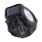 GLOBOSTAR® ROCHLIGHT 71509 Διακοσμητικό Φωτιστικό Κήπου LED 1W 40lm 120° DC 5V με Φωτοβολταϊκό Panel 5V 0.1W & Επαναφορτιζόμενη Μπαταρία Li-ion 3.2V 600mAh Αδιάβροχο IP65 Θερμό Λευκό 2700K - Μ15 x Π12 x Υ10cm - 2 Χρόνια Εγγύηση - Image 3