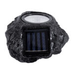 GLOBOSTAR® ROCHLIGHT 71509 Διακοσμητικό Φωτιστικό Κήπου LED 1W 40lm 120° DC 5V με Φωτοβολταϊκό Panel 5V 0.1W & Επαναφορτιζόμενη Μπαταρία Li-ion 3.2V 600mAh Αδιάβροχο IP65 Θερμό Λευκό 2700K - Μ15 x Π12 x Υ10cm - 2 Χρόνια Εγγύηση - Image 4