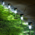 GloboStar® 71520-10 ΣΕΤ 10 Τεμαχίων Αυτόνομα Ηλιακά Φωτιστικά LED SMD 1W 50lm με Ενσωματωμένη Μπαταρία 600mAh - Φωτοβολταϊκό Πάνελ με Αισθητήρα Ημέρας-Νύχτας Αδιάβροχο IP65 Φανάρι Κήπου Στρογγυλό Ψυχρό Λευκό 6000K - Image 5