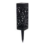 GloboStar® TRIBAL 71525 ΣΕΤ 4 Τεμαχίων Αυτόνομα Ηλιακά Φωτιστικά LED SMD 0.80W/Τεμ. 80lm/Τεμ. με Ενσωματωμένη Μπαταρία 600mAh - Φωτοβολταϊκό Πάνελ με Αισθητήρα Ημέρας-Νύχτας Αδιάβροχο IP65 Φανάρι Κήπου Τετράγωνο Ψυχρό Λευκό 6000K Μ6 x Π6 x Υ18cm - 1 Χρόνo Εγγύηση - Image 2