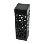 GloboStar® TRIBAL 71525 ΣΕΤ 4 Τεμαχίων Αυτόνομα Ηλιακά Φωτιστικά LED SMD 0.80W/Τεμ. 80lm/Τεμ. με Ενσωματωμένη Μπαταρία 600mAh - Φωτοβολταϊκό Πάνελ με Αισθητήρα Ημέρας-Νύχτας Αδιάβροχο IP65 Φανάρι Κήπου Τετράγωνο Ψυχρό Λευκό 6000K Μ6 x Π6 x Υ18cm - 1 Χρόνo Εγγύηση - Image 3