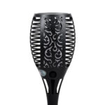 GLOBOSTAR® SOLARDECOR 71528 Διακοσμητικό Φωτιστικό Κήπου LED 4W 140lm 180° DC 5V με Φωτοβολταϊκό Panel 5V 0.2W & Επαναφορτιζόμενη Μπαταρία Li-ion 3.2V 800mAh Αδιάβροχο IP65 Ultra Θερμό Λευκό 1500-2000K με Εφέ Φλόγας - Μ9.5 x Π9.5 x Υ60cm - 2 Χρόνια Εγγύηση - Image 4