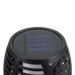 GLOBOSTAR® SOLARDECOR 71528 Διακοσμητικό Φωτιστικό Κήπου LED 4W 140lm 180° DC 5V με Φωτοβολταϊκό Panel 5V 0.2W & Επαναφορτιζόμενη Μπαταρία Li-ion 3.2V 800mAh Αδιάβροχο IP65 Ultra Θερμό Λευκό 1500-2000K με Εφέ Φλόγας - Μ9.5 x Π9.5 x Υ60cm - 2 Χρόνια Εγγύηση - Image 5