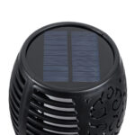 GloboStar® 71529 Αυτόνομο Ηλιακό Φωτιστικό LED SMD 5W 250lm με Ενσωματωμένη Μπαταρία 1200mAh - Φωτοβολταϊκό Πάνελ - Αισθητήρα Ημέρας-Νύχτας Φαναράκι Κήπου - Εφέ Φλόγας Διακοσμητικό Αυτόνομο Αδιάβροχο IP65 1500-2000K Φ11 x Υ75cm - Image 5