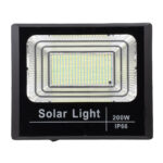 GLOBOSTAR® HERMES 71558 Προβολέας με IR Ασύρματο Χειριστήριο LED 200W 10000lm 120° DC 5V με Φωτοβολταϊκό Panel 5V 20W & Επαναφορτιζόμενη Μπαταρία Li-ion 3.2V 20000mAh Αδιάβροχο IP66 Ψυχρό Λευκό 6000K Dimmable - Sanan SMD Chip - Μαύρο - Μ35 x Π29 x Υ7.5cm - 2 Χρόνια Εγγύηση - Image 5